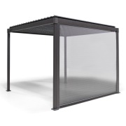 Ściana boczna, roleta opuszczana przeciwsłoneczna  do pergoli Mirador Solid