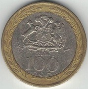 Chile 100 pesos 2006 23,5 mm  nr 2
