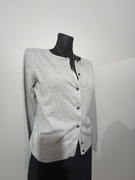Szary sweter kardigan H&M Basic używany rozmiar 38/M