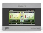 Sterownik Regulator Tech ST-392 z Pid do kominka ,Przepustnic fi100 od Ręki