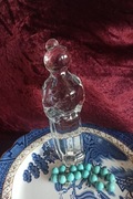 Figurka z kryształu vintage kobieta Reijmyre Sweden kryształ