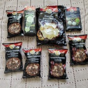 Asia flavours zestaw przekąsek prażynki mochi tempura bubble tea matcha