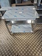 Stół gastronomiczny przyścienny z półką 100x60x85 KAŻDY WYMIAR