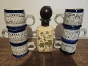 Kufle ozdobne zestaw 