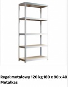 Regal 180/90/40 - 12szt