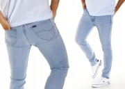 Spodnie Lee Rider Winter Blue Sky Zwężane Jeansy L701PLDQ W33 L34 33/34