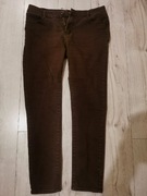 Spodnie brąz L/XL 44 damskie jeansowe