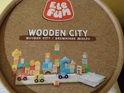 DREWNIANE KLOCKI 60 ELEMENTÓW ELE FUN 