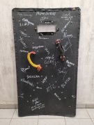 Tarcza balistyczna ASG podpisy Hussar Cup podpis NAVALA 