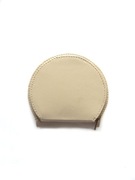 Portmonetka skórzana "Pumpkin" beżowa