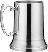 Kufel do piwa,herbaty,mleka,kawy ze stali nierdzewnej, masywne dno 450ml