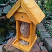 Duży Solidny Karmnik dla ptaków DOMEK DLA PTAKÓW Drewniany domek dla ptaków