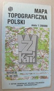 MAPA TOPOGRAFICZNA KOSZALIN
