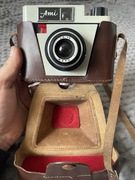 Ami kultowy polski aparat fotograficzny PZO + Futerał PIĘKNY