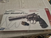 rewolwer dan wesson "6" 4,5 mm silver wiatrówka