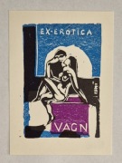 Exlibris 8 Elvi Carlson Szwecja 1971