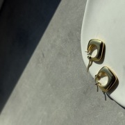 Kolczyki geometryczne unikat