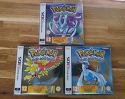 Pokemon Crystal Gold Silver Nintendo 3DS Pudełka Eshop +