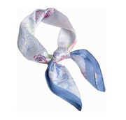 Apaszka chusta damska na szyję w kwiaty