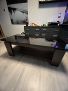 Ława ze szklanym blatem