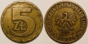 5 złotych 1977 bez znaku menniczego 