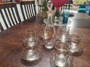 Komplet szklanek i karafka 