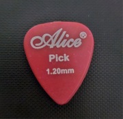 Kostka do gitary elektrycznej Alice Pick 1.20 mm wiśniowa