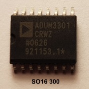 ADUM3301CRZ   Triple-Channel, Digital Isolators, Enhanced System-Level