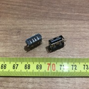 7 sztuk SMD USB typ A kobieta 4PIN AF 10.0 do montażu P~31580