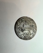 10 GROSZY POLSKIE 1840 R.