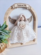 Aniołek w ramce Anioł Stróż Dzień Babci Dzień Dziadka 