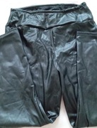 Leginsy Damskie Ekoskóra Plus Size XXL Nowe Shein