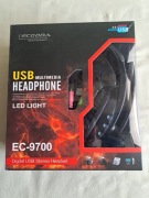 ECOODA EC-9700 – Słuchawki gamingowe USB | Mikrofon | LED | Okazja