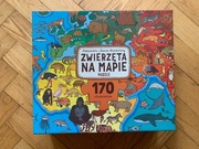 Puzzle "Zwierzęta na Mapie" - Aleksandra i Daniel Mizielińscy - 100x60 cm