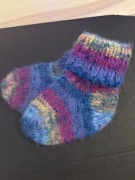 Ręcznie dziergane skarpetki  Merino cosy socks Lana Grossa