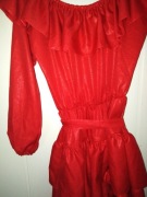 Sukienka czerwona ROZKLOSZOWANA rozmiar  M