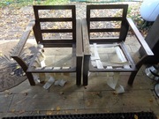 Fotel drewniany z czasów prl - stelaż