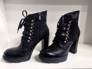 Kazar czarne botki damskie 39