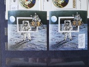 Blok 139 A i B ** komplet - 20. rocznica pierwszego lądowania na Księżycu