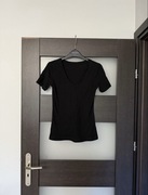 Bluzka damska czarna bawełniana nowa rozmiar M