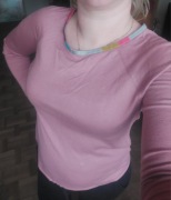 Boden różowa bluzka damska jwdwabna sweter jedwab silk S 36 M 38 okazja