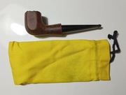 Fajka z wrzośca Lamboley, używana, duża, dł.17,5 cm