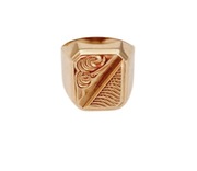 Złoty męski sygnet P585/R22/7.56g