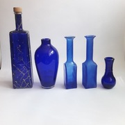 Szkło kobaltowe wazony