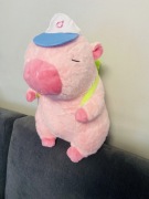 Różowa maskotka Kapibara 40 cm