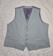 Kamizelka garniturowa XXL  Szara Jasna