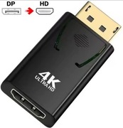 Adapter DisplayPort DP HDMI 4K Ultra HD Konwerter DP HD Full HD Plug&Play