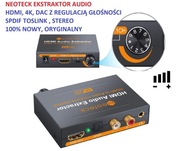 NEOTECK EKSTRAKTOR AUDIO HDMI DAC POTENCJOMETR