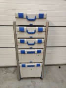 Zabudowa serwisowa warsztatowa szuflady Sortimo