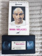kaseta vhs z filmem Mania Wielkości